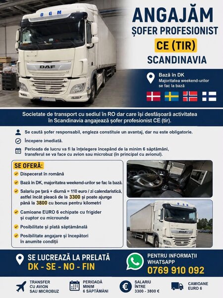 Sofer CE (TIR) - Scandinavia